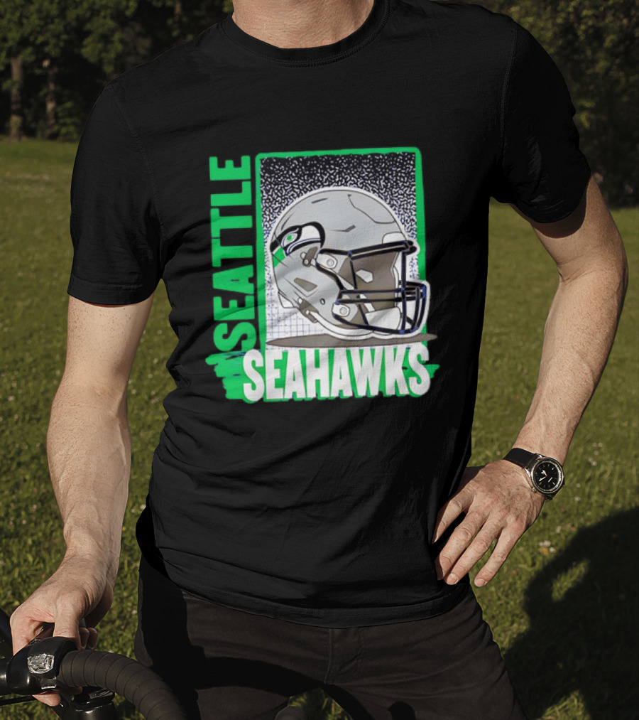 Seattle Seahawks Helmet NFL Football Team Gear T-Shirt