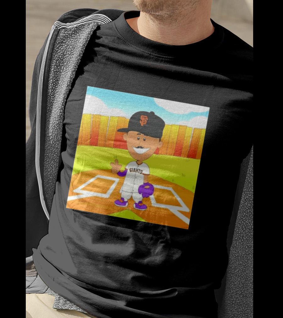 Willy Adames San Francisco Giants Cartoon Player T-Shirt