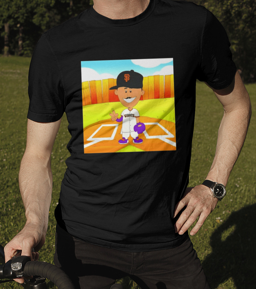 Willy Adames San Francisco Giants Cartoon Player T-Shirt