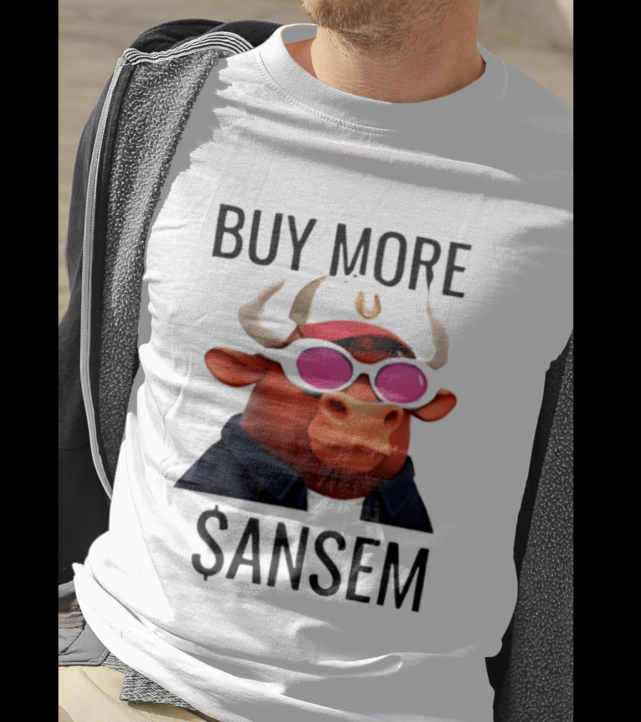 BUY MORE SANSEM Crypto Bull Finance T-Shirt