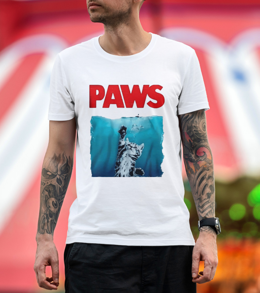 PAWS Cat Kitten Jaws T-Shirt