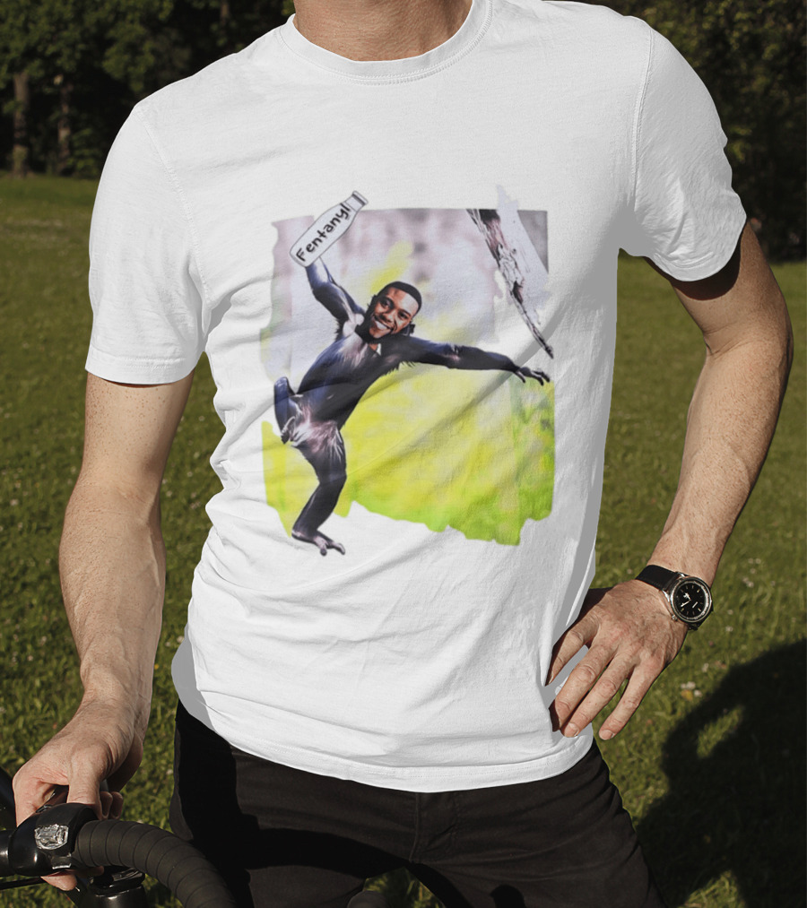Chadwick Boseman Fentanyl Monkey T-Shirt
