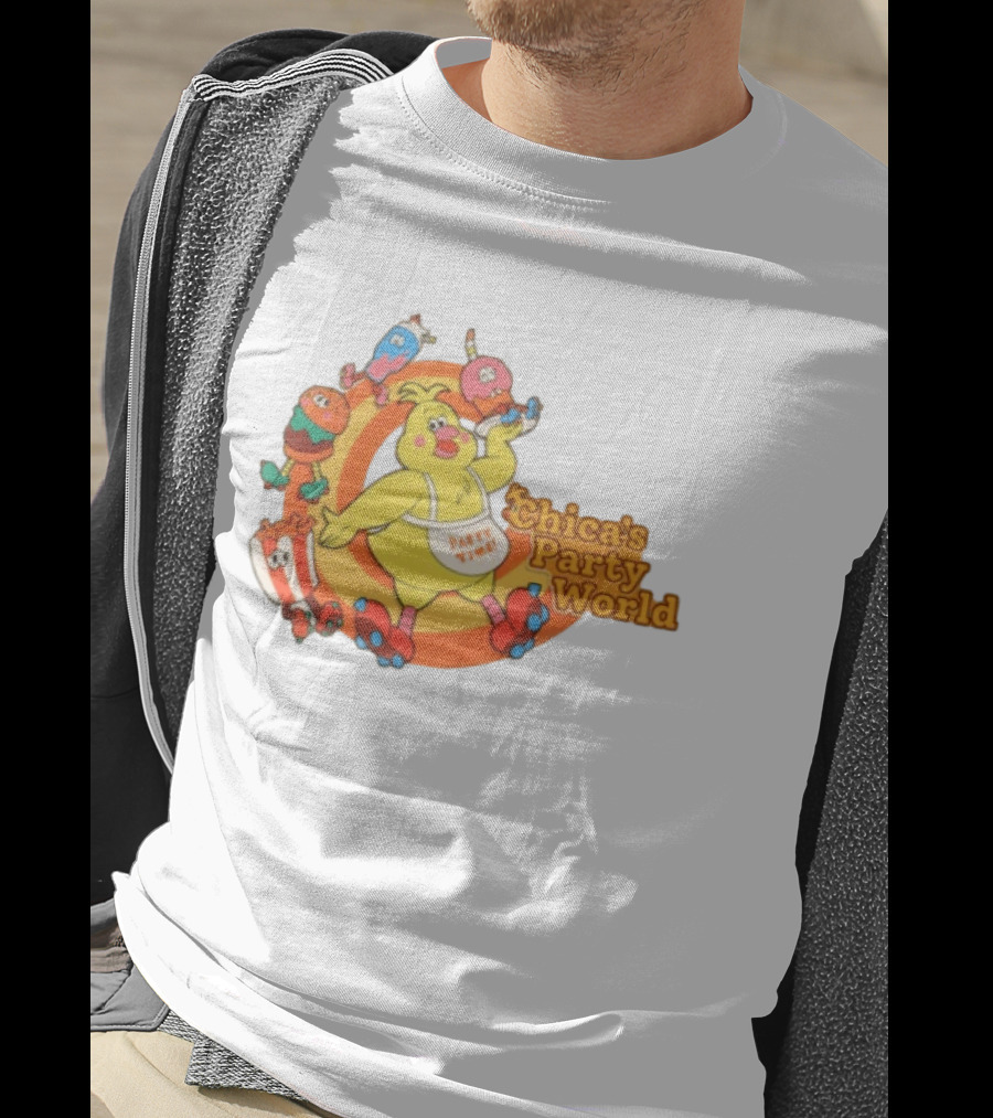 Hex Store Hex X Fnaf Chica's Party World Secret Of The Mimic 2 Party Time T-Shirt