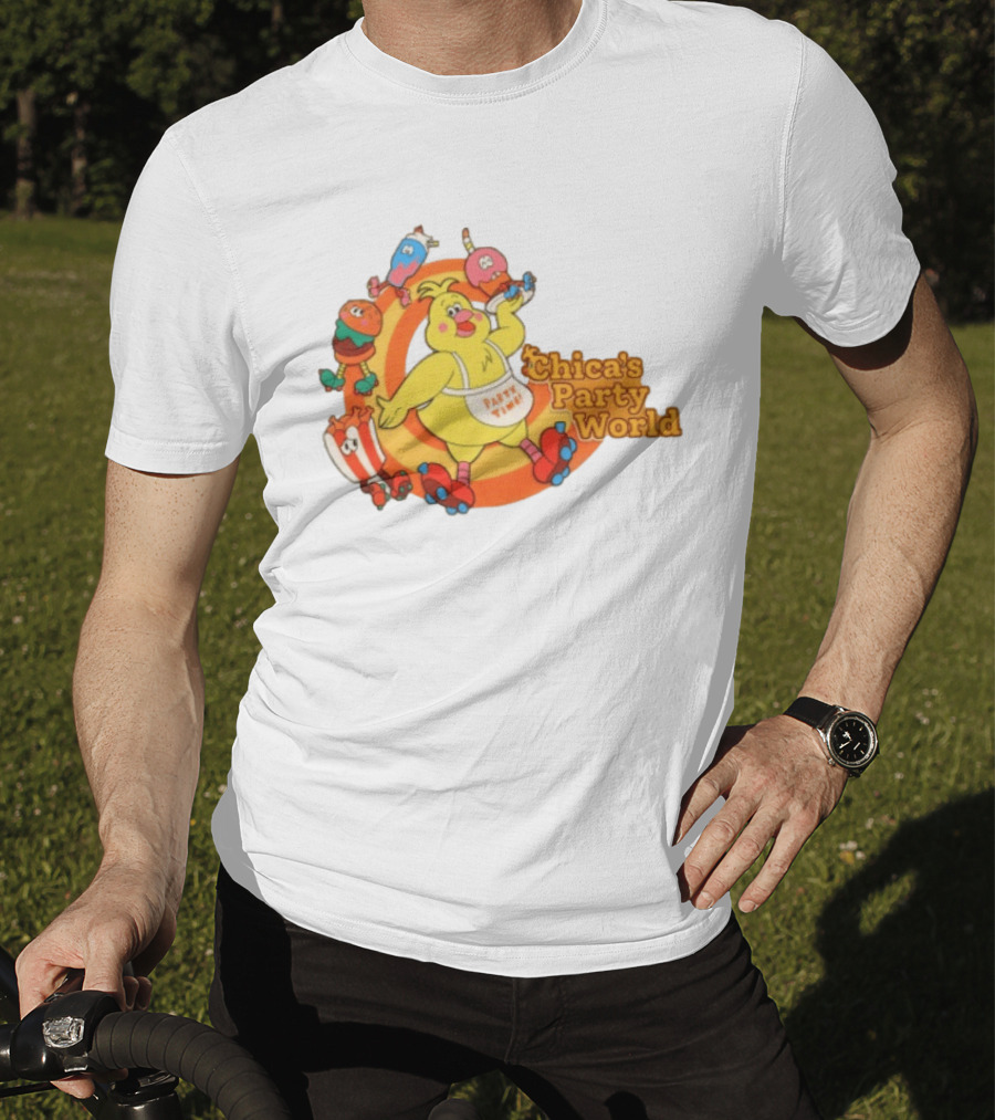 Hex Store Hex X Fnaf Chica's Party World Secret Of The Mimic 2 Party Time T-Shirt