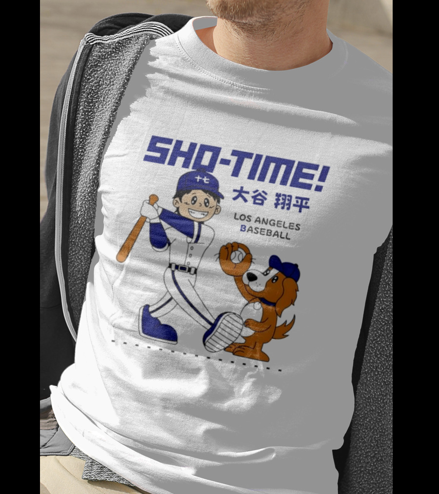 SHO TIME Shohei Ohtani Los Angeles Baseball Anime T-Shirt