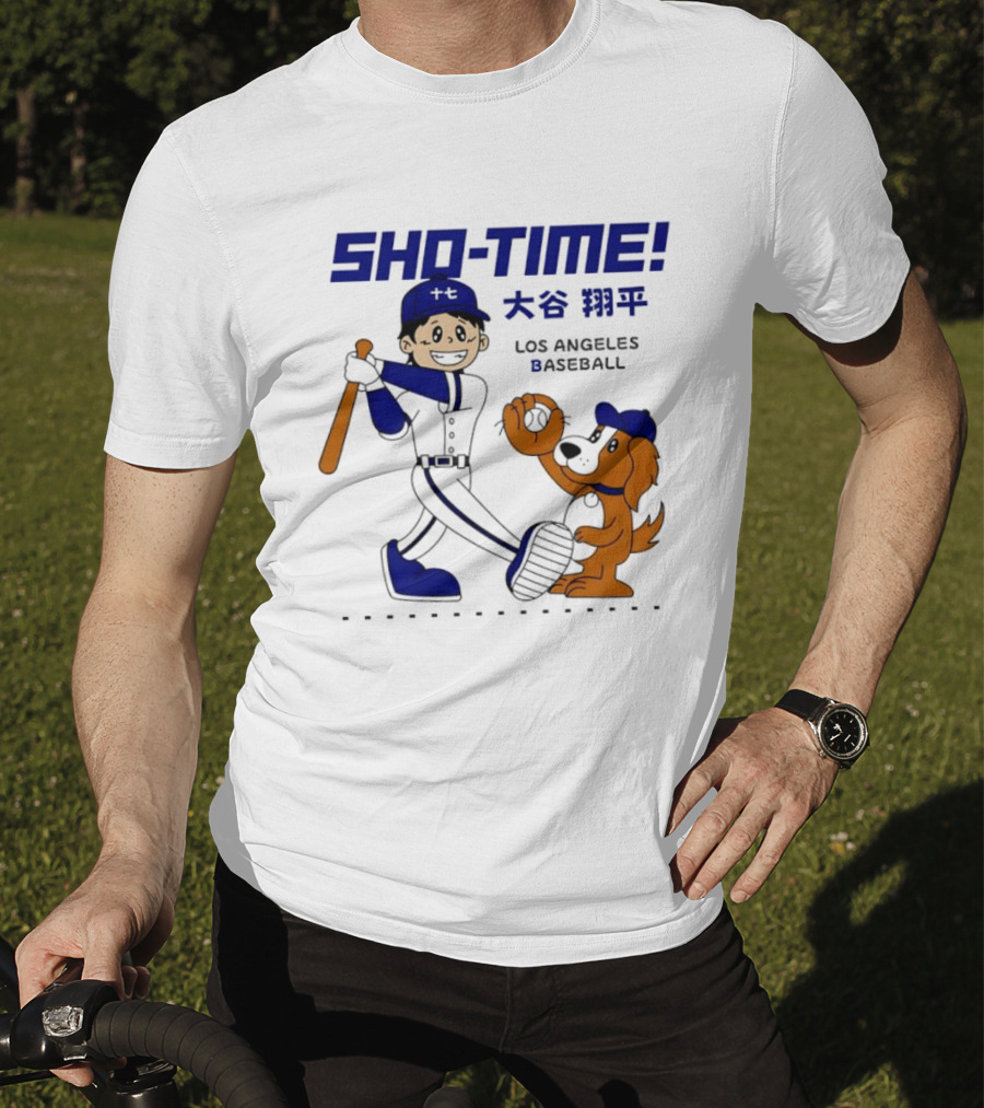 SHO TIME Shohei Ohtani Los Angeles Baseball Anime T-Shirt