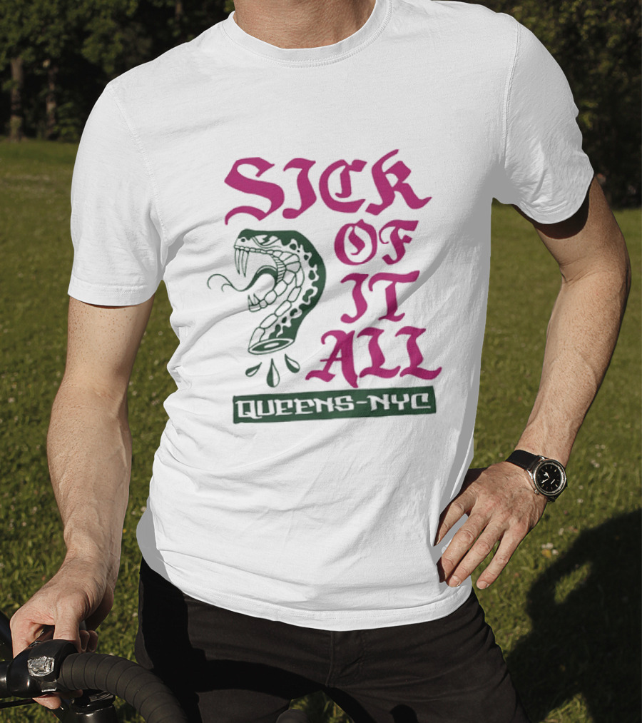 Sick Of It All Snake Queens NYC Hardcore Punk T-Shirt