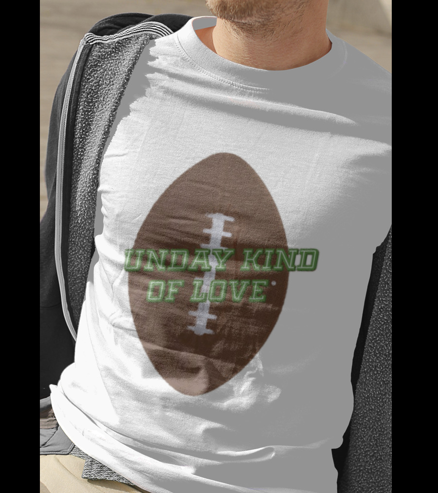 Sunday Kind Of Love Football Halftone Sports T-Shirt