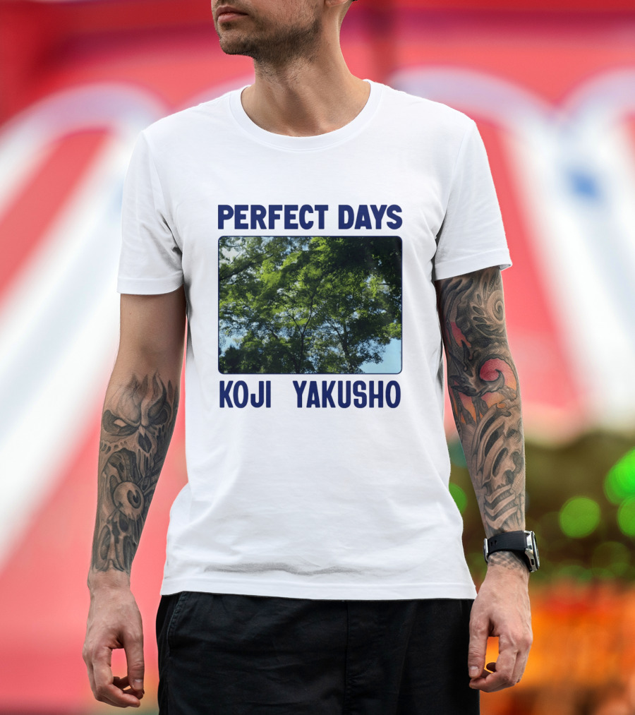 Perfect Days Koji Yakusho Forest Scene T-Shirt