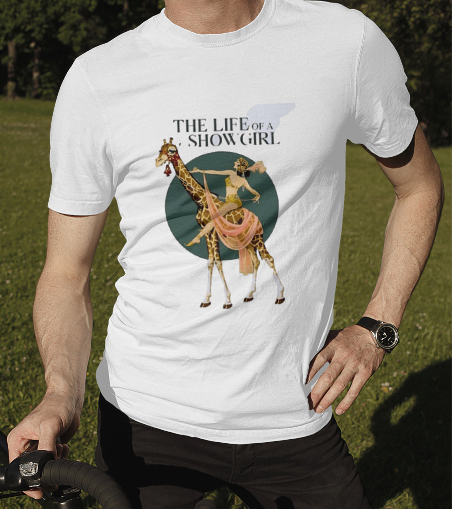 The Life Of A Showgirl With Deco Giraffe Art Deco T-Shirt