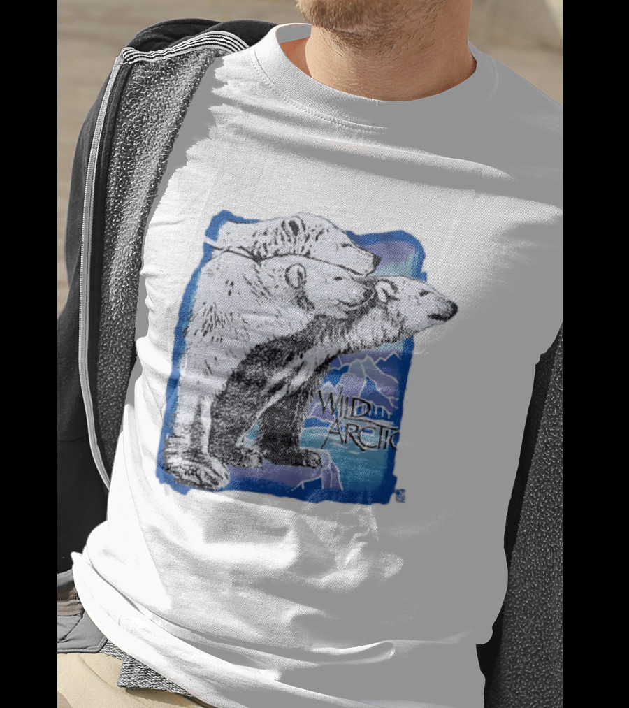 Polar Bear Trio Wild Arctic Sea World Wildlife T-Shirt