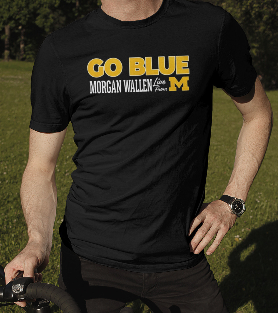 Morgan Wallen Live From Michigan Go Blue M T-Shirt