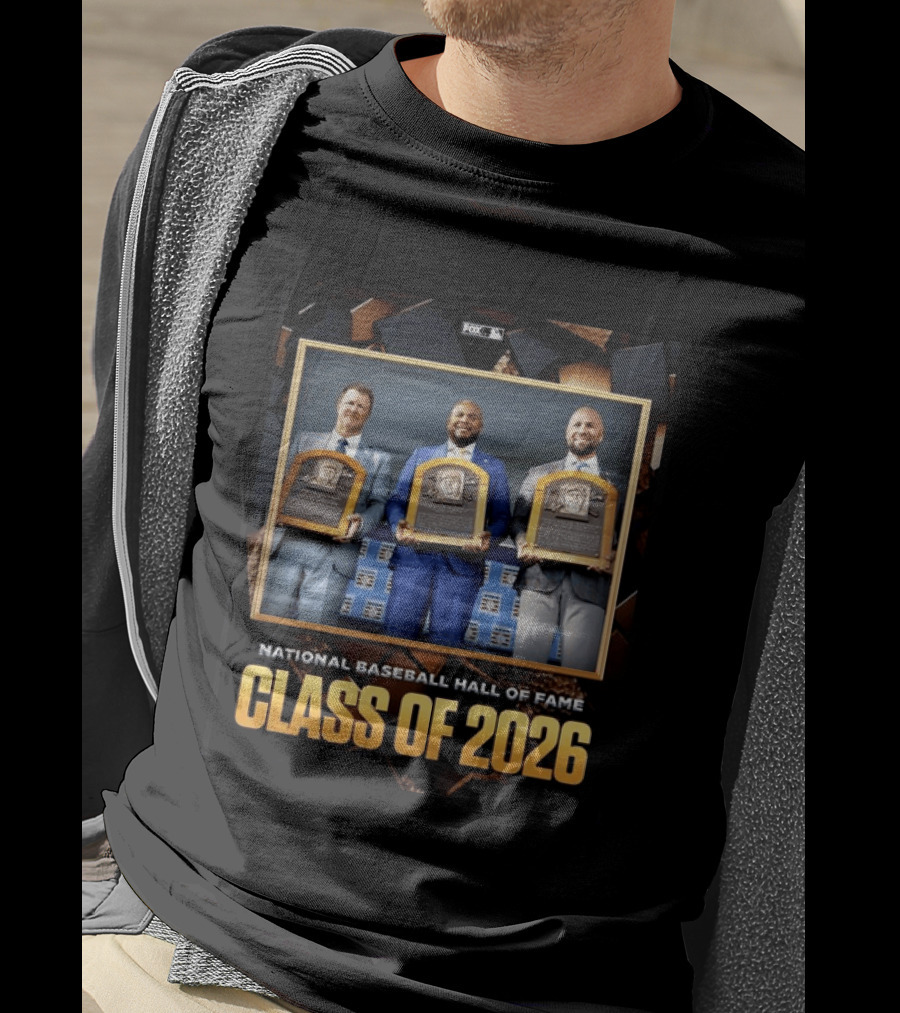 National Baseball Hall Of Fame Class Of 2026 MLB Legends Induction Celebration T-Shirt