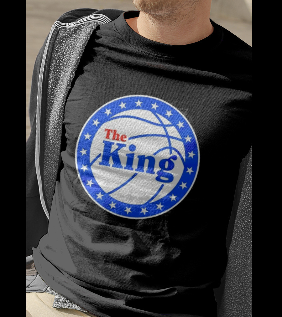 Philadelphia 76ers The King NBA Basketball Stars T-Shirt