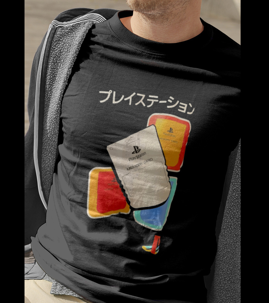 PlayStation Memory Card PS1 Sony Classic Retro Gaming Accessories T-Shirt