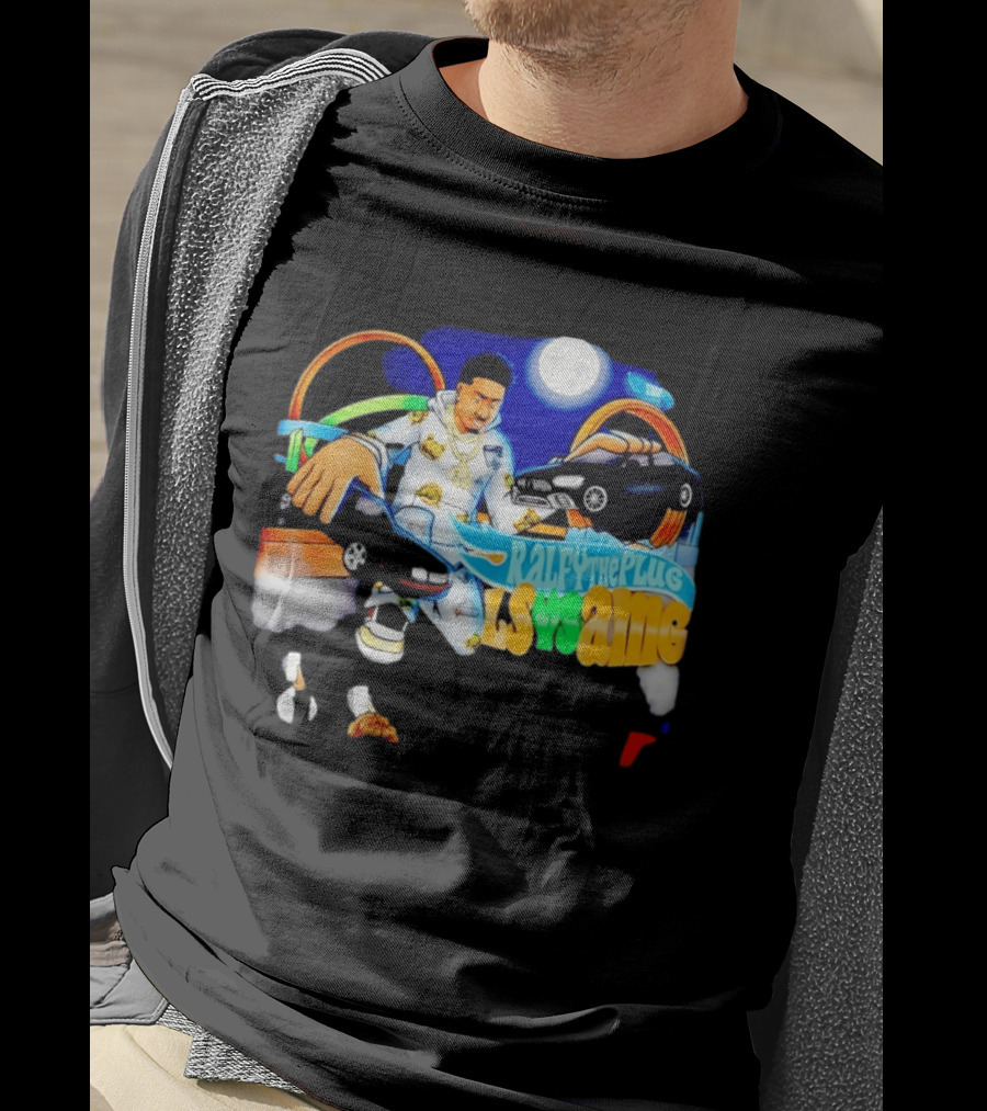 Ralfy The Plug LS Vs AMG Hot Wheels Racing Adventure With Street Style And Iconic Moonlit Scene T-Shirt