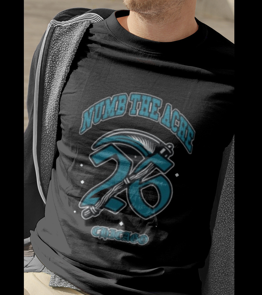 Vctms Store Numb The Ache 26 Chicago Basketball Jersey T-Shirt