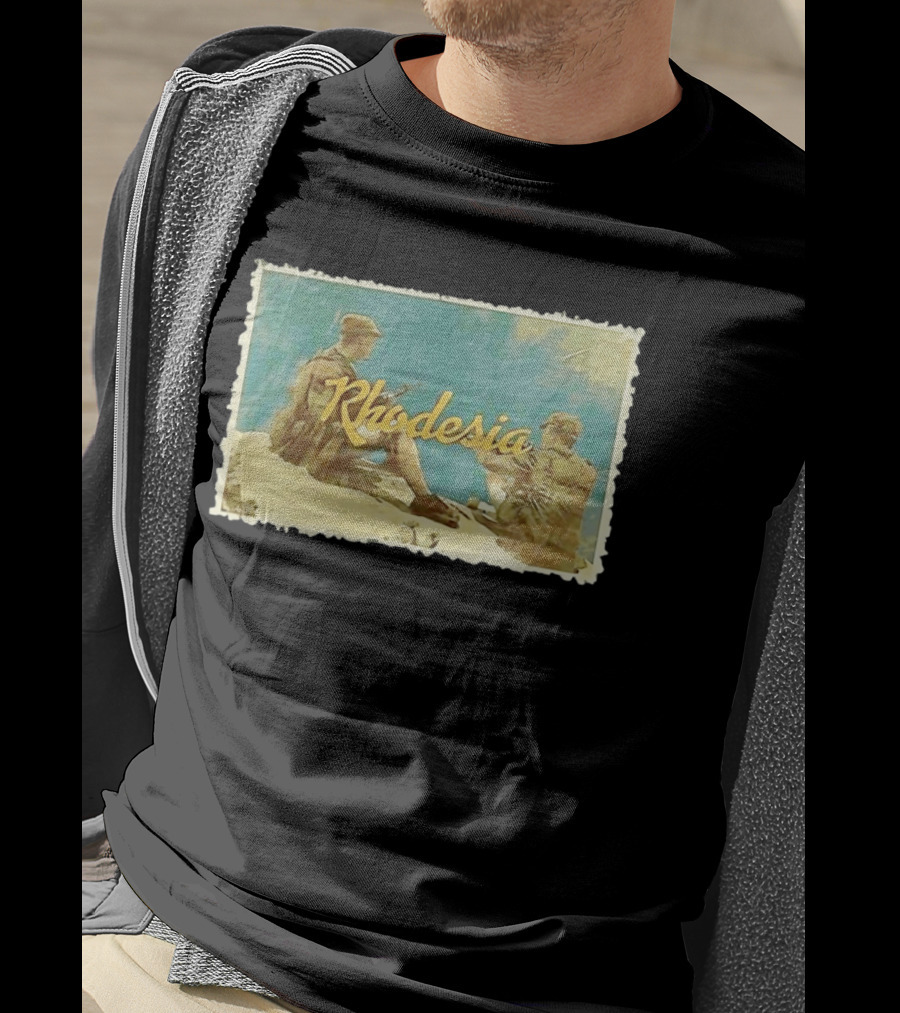 Rhodesia Soldiers Bush War Vintage Nostalgia T-Shirt