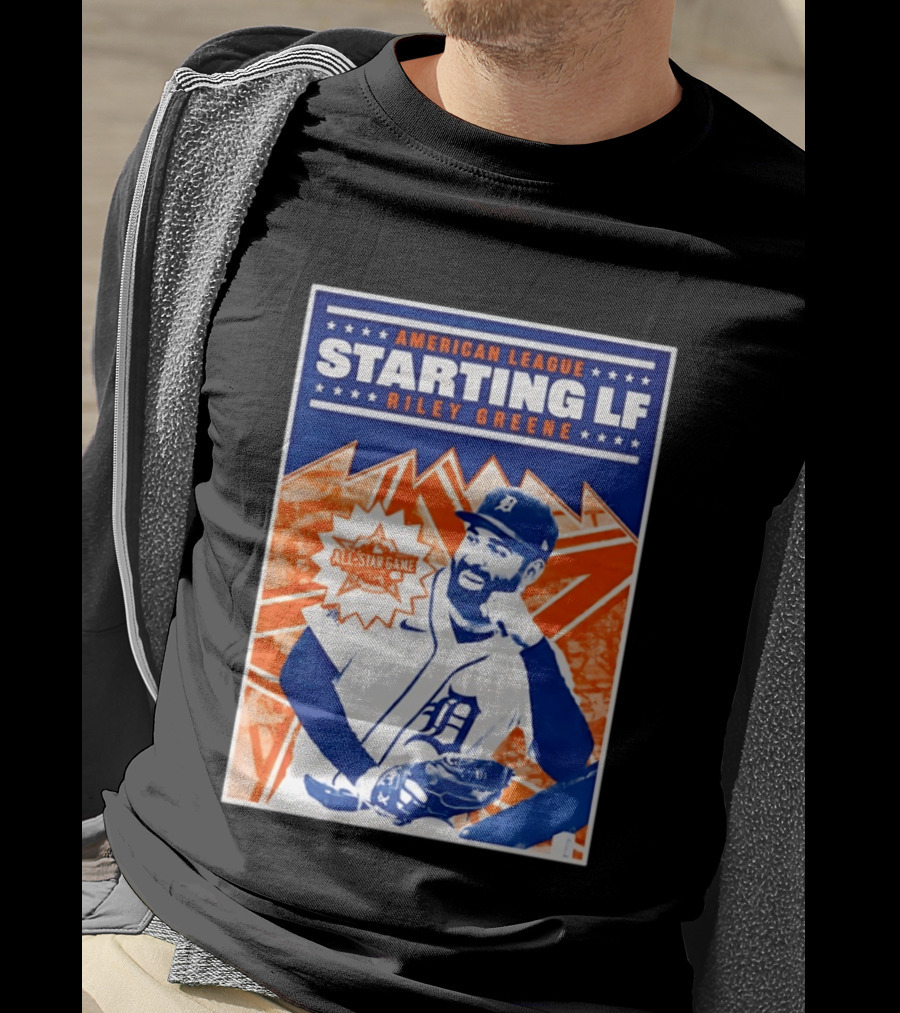 American League Starting LF Riley Greene 2024 All Star Game T-Shirt