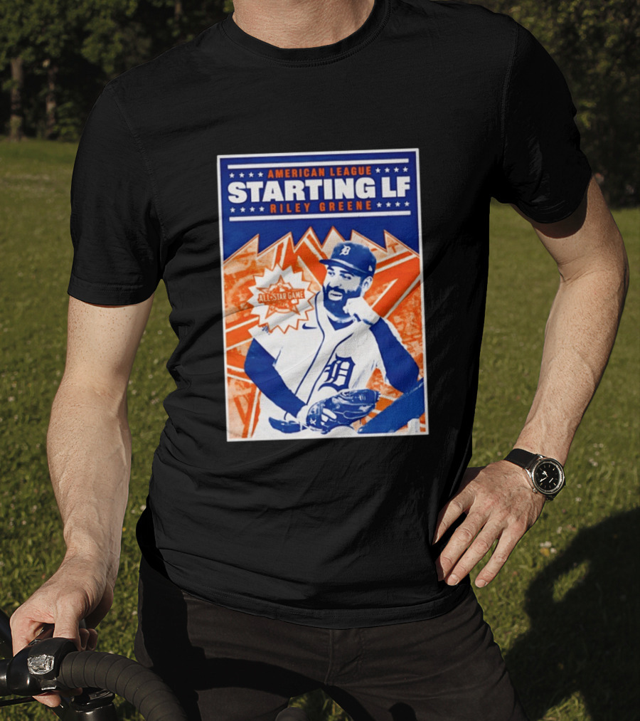American League Starting LF Riley Greene 2024 All Star Game T-Shirt