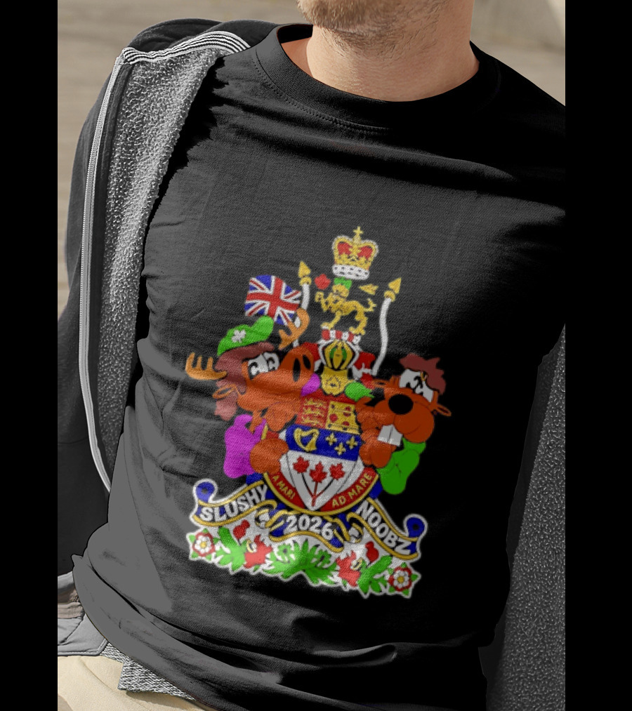 Slushy Noobz 2026 Coat Of Arms A Mari Ad Mare Martin Hamzah T-Shirt