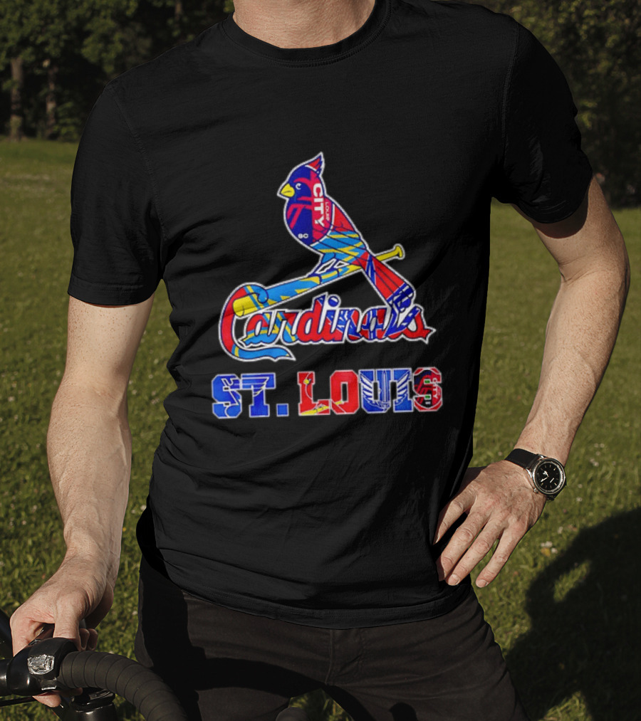 St Louis Cardinals City SC Soccer Baseball T-Shirt
