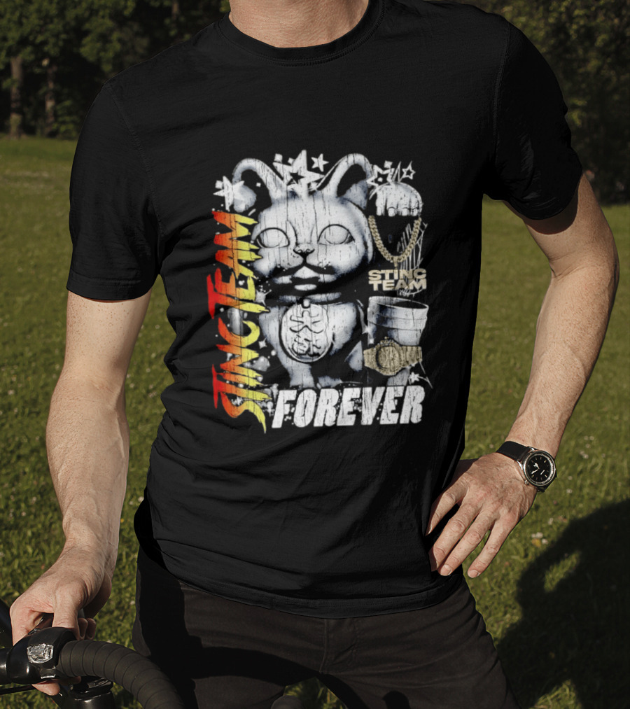 Stinc Team Forever Lucky Cat Bootleg Stinc Team Forever T-Shirt