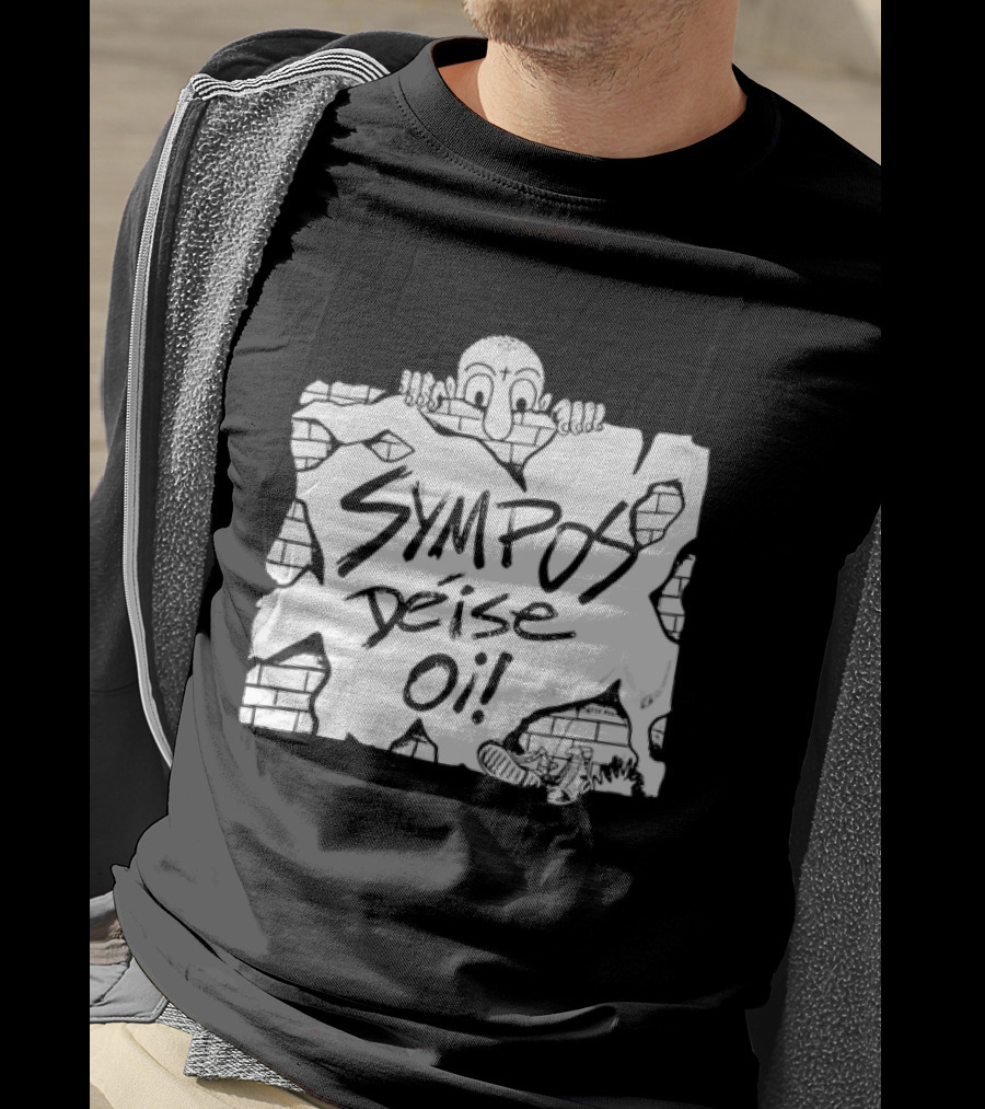Sympos Deise Oi Skinhead Brick Wall Punk T-Shirt