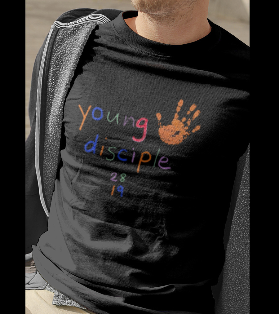Young Disciple 2819 Handprint Colorful T-Shirt