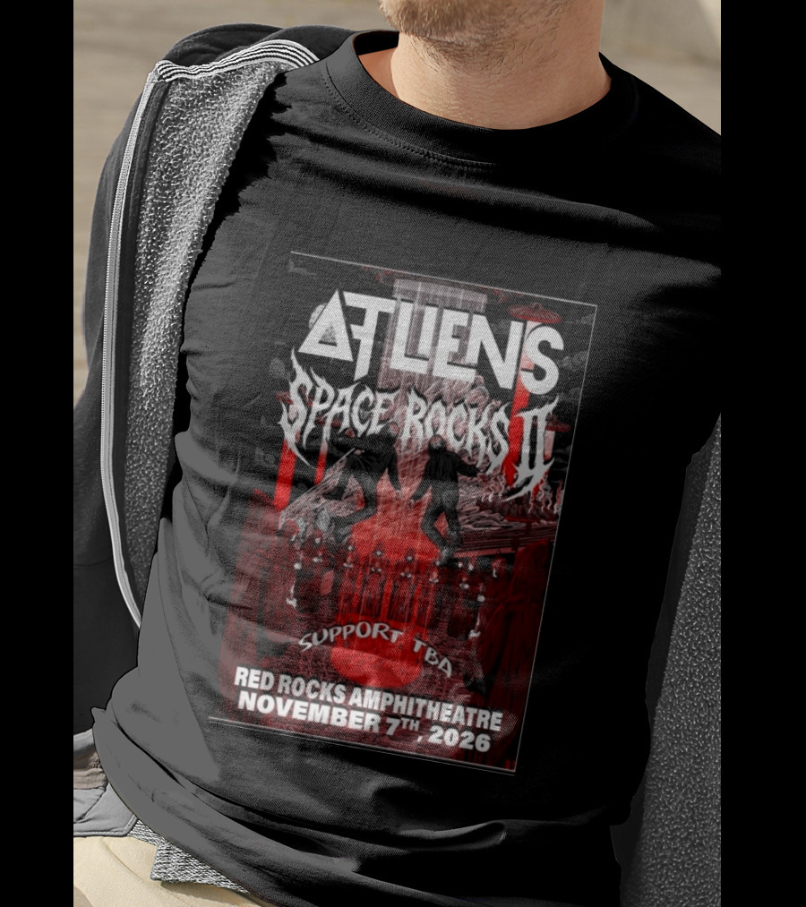 ATLIENS Space Rocks II Red Rocks Amphitheatre November 7 2026 T-Shirt