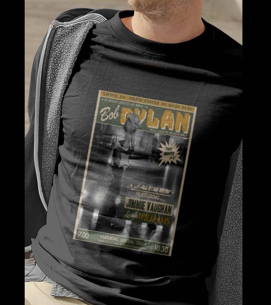 Vienna VA July 25 2026 Bob Dylan Concert Jimmie Vaughan Lucinda Williams Wolf Trap T-Shirt