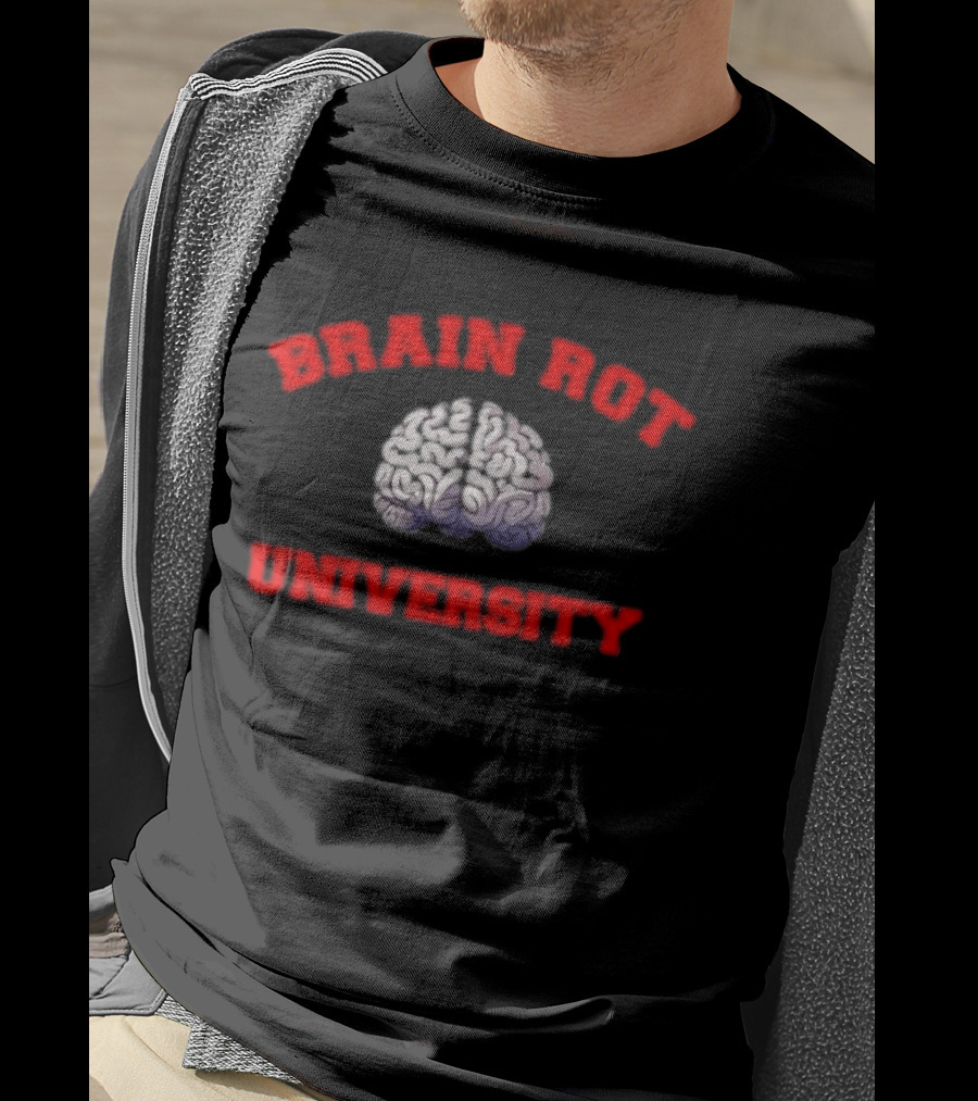 Brain Rot University Human Anatomy Brain T-Shirt