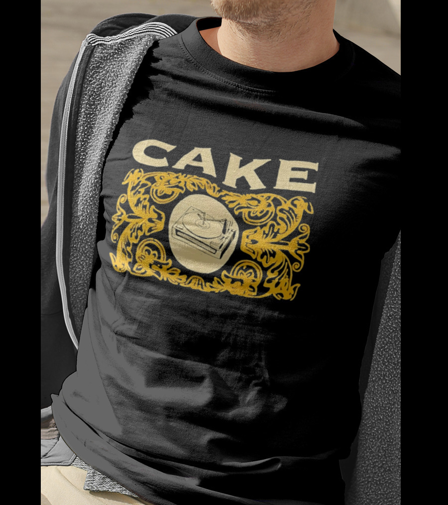 Cake Band Turntable Vintage Alternative Rock Music T-Shirt
