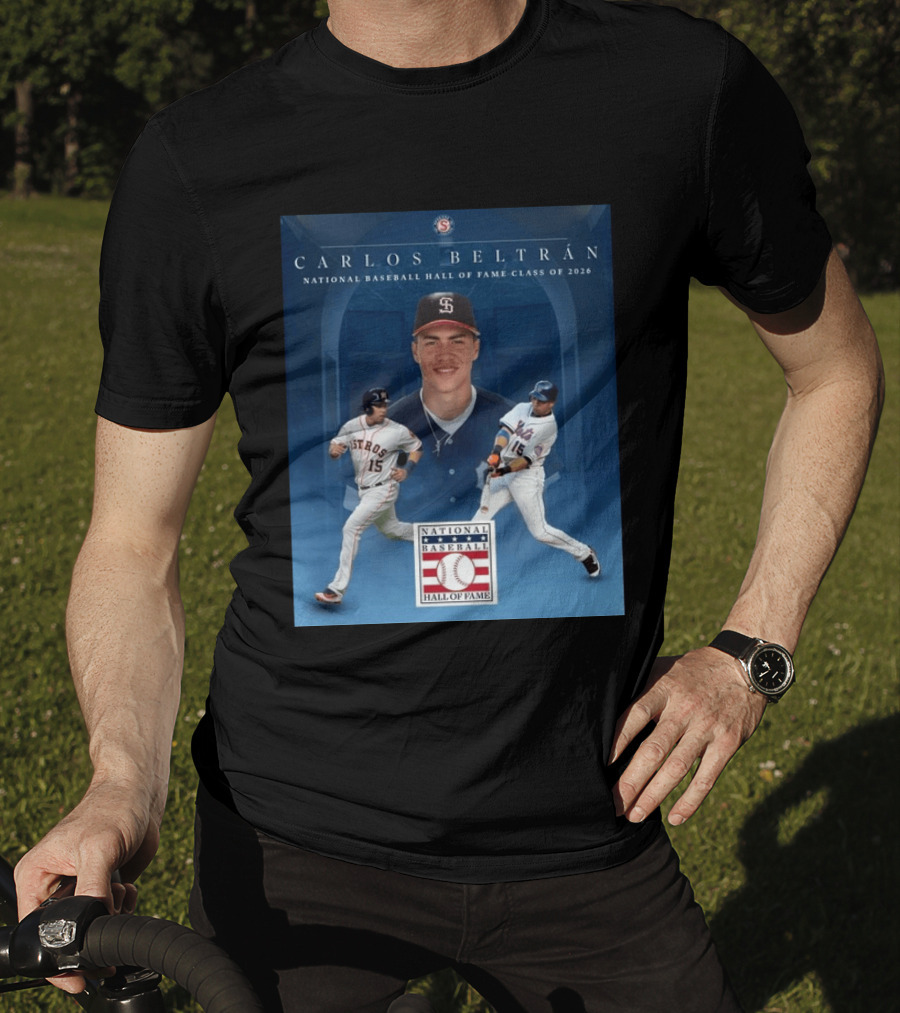 Carlos Beltrán National Baseball Hall Of Fame Class Of 2026 Induction MLB Star Recognition T-Shirt