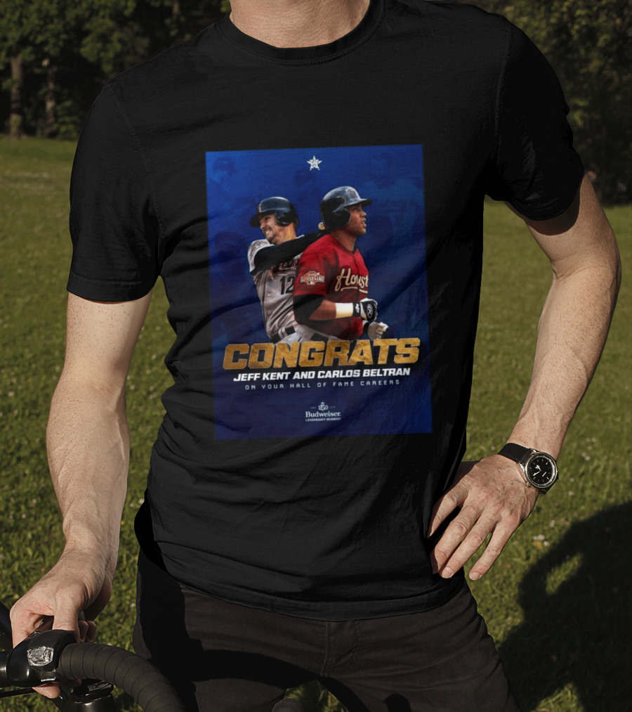 Congrats Jeff Kent And Carlos Beltran Hall Of Fame Careers Legendary Moment T-Shirt