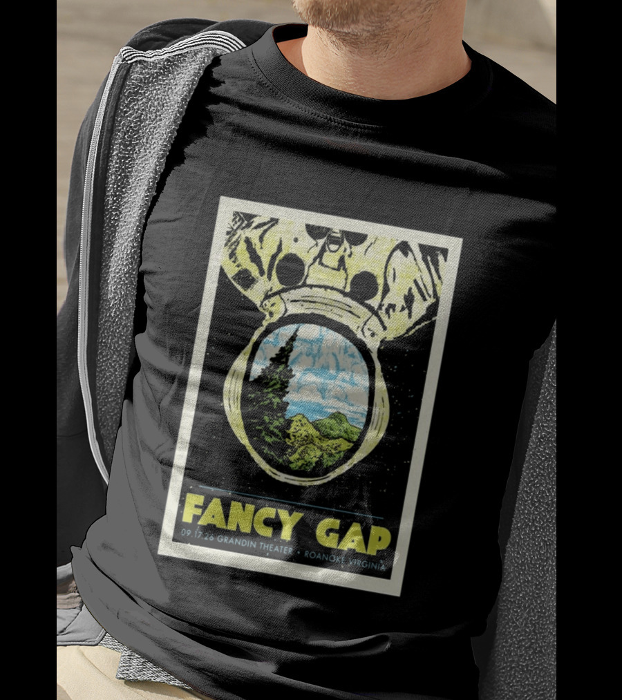 Fancy Gap 09 17 26 Grandin Theater Roanoke Virginia T-Shirt