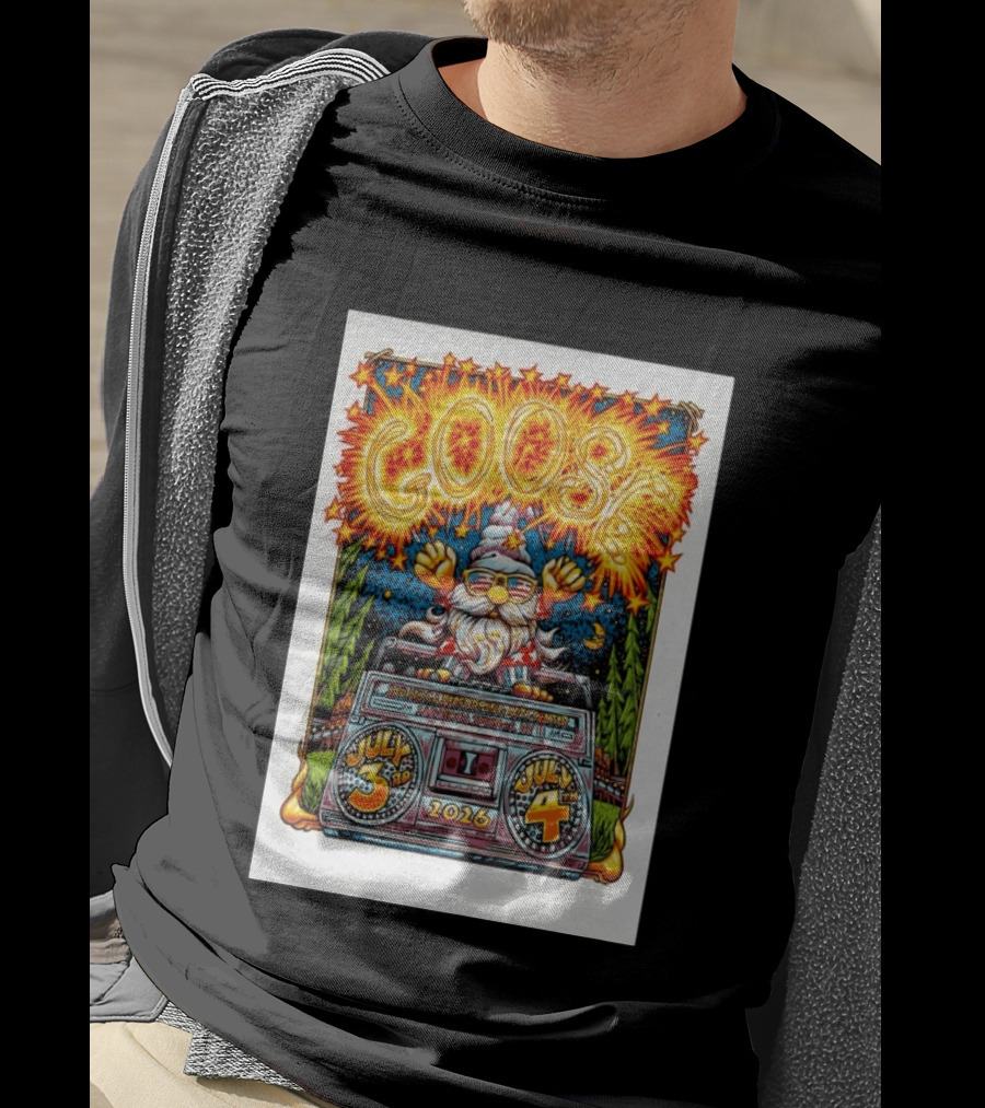 Goose July 3rd 4th 2026 Saratoga Springs NY T-Shirt