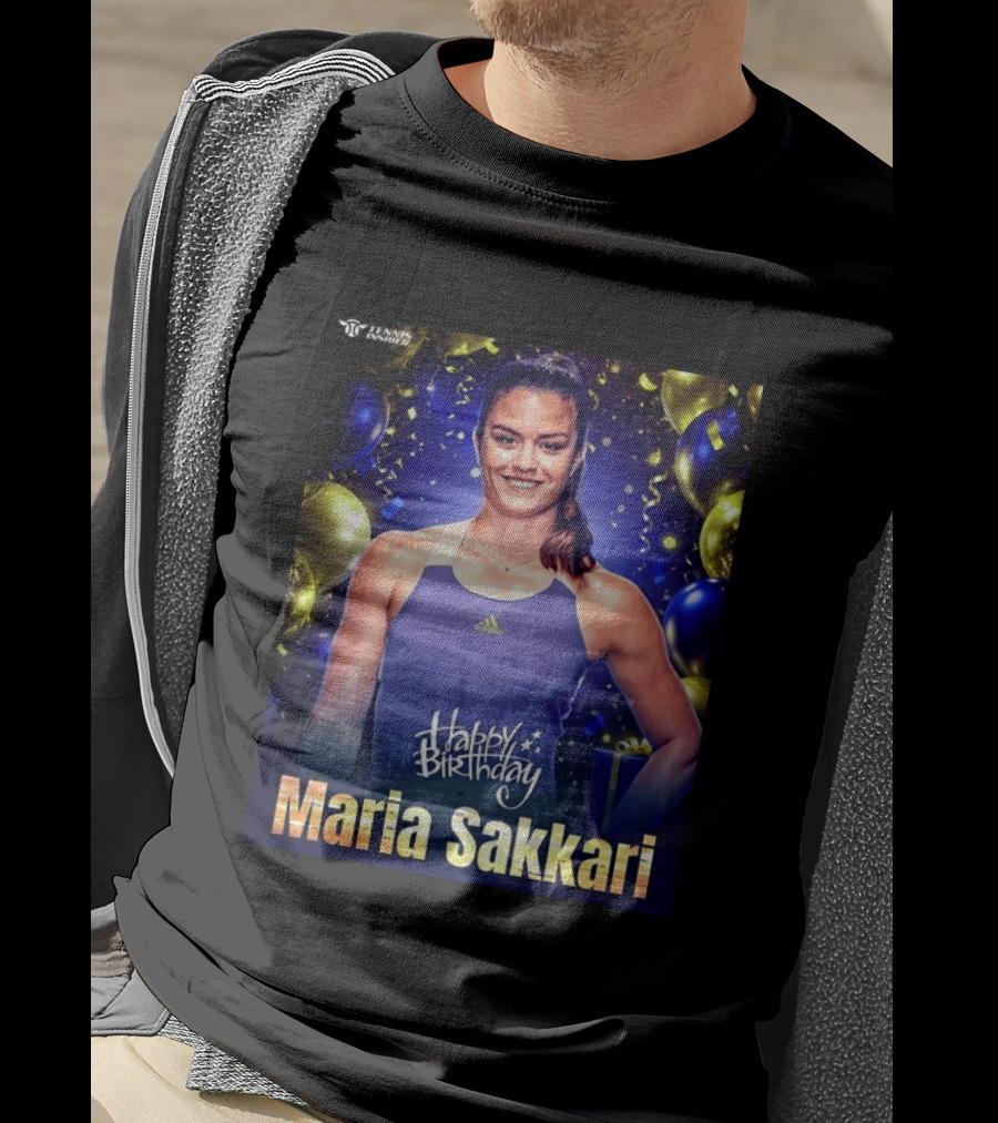 Happy Birthday Maria Sakkari Tennis Insider Celebration T-Shirt