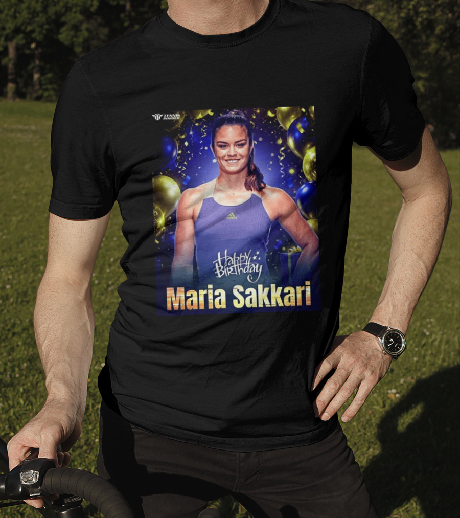 Happy Birthday Maria Sakkari Tennis Insider Celebration T-Shirt