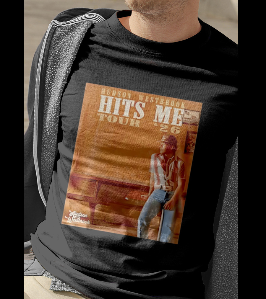 Hudson Westbrook Hits Me Tour '26 Retro Americana T-Shirt