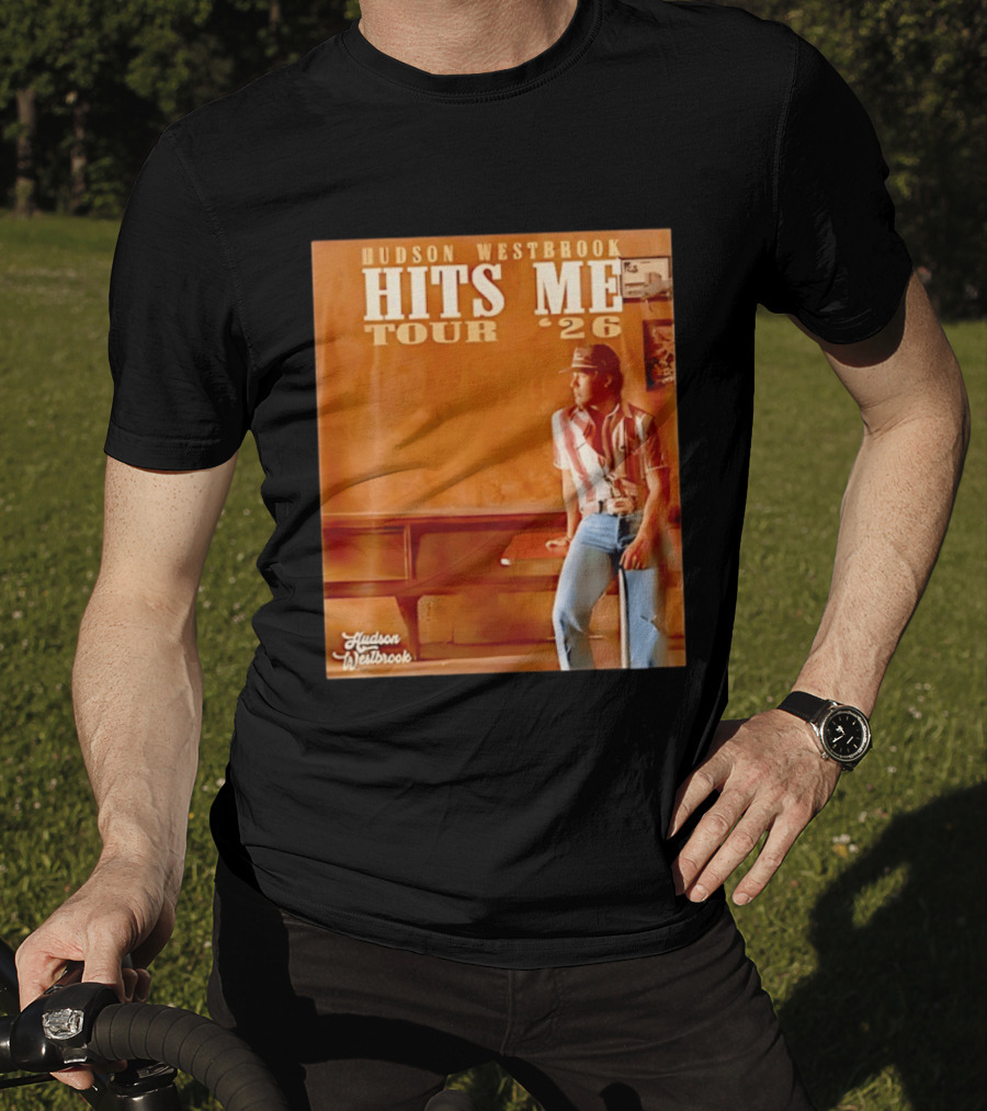 Hudson Westbrook Hits Me Tour '26 Retro Americana T-Shirt