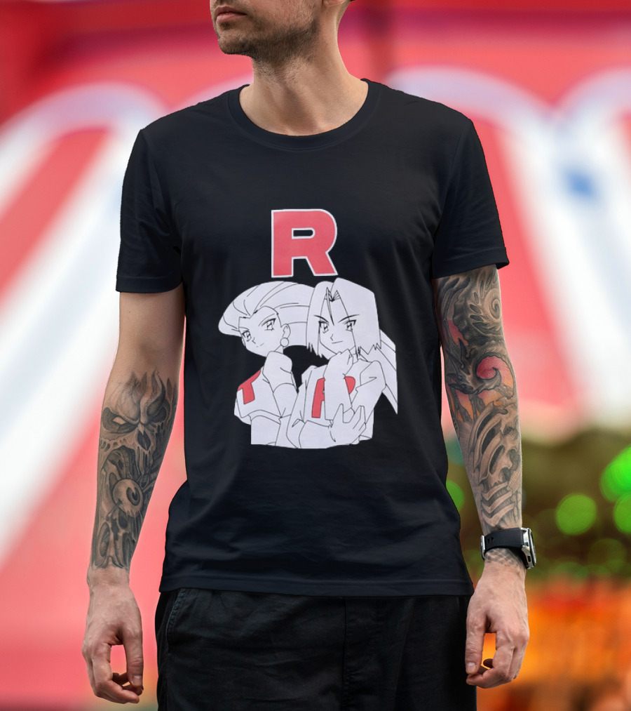 Jessie James Team Rocket R POKEMON Characters T-Shirt