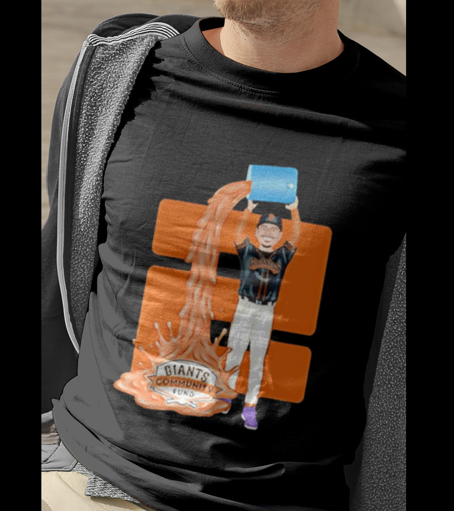 San Francisco Giants Community Fund Logan Webb Splash T-Shirt