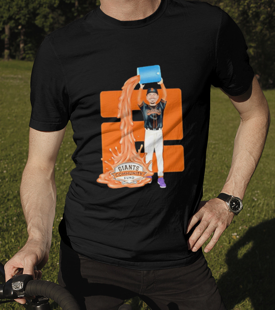 San Francisco Giants Community Fund Logan Webb Splash T-Shirt