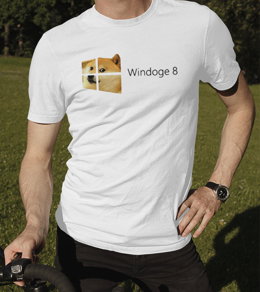 Doge Meme Windoge 8 Windows T-Shirt