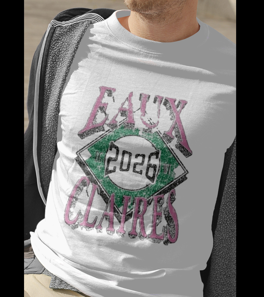 Eaux Claires 2026 WI Baseball T-Shirt