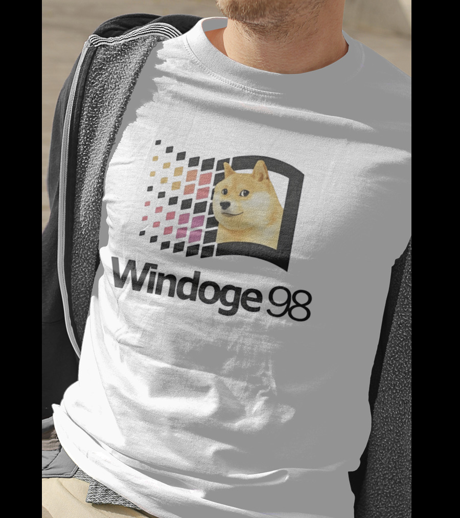 Windoge 98 Doge Meme Computer T-Shirt