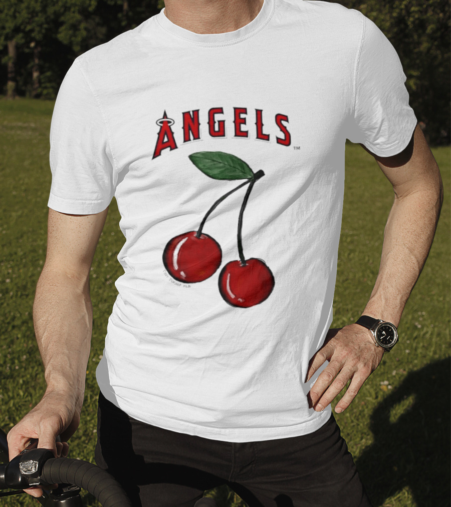 Los Angeles Angels Tiny Turnip MLB Cherries T-Shirt
