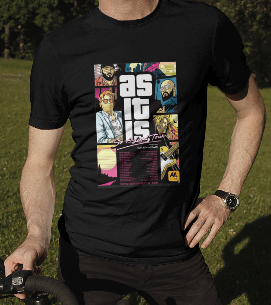 As It Is So Alive Tour UK Ireland 2026 Featuring Greywind T-Shirt
