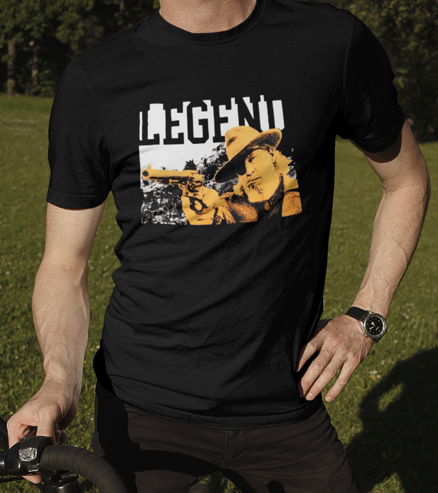 Legend Clint Eastwood Pointing Revolver T-Shirt